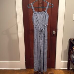 NWOT Old Navy Wide Leg Jumpsuit Linen/Rayon Blend Size XS